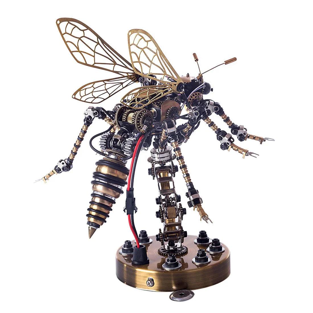 DIY 3D Mechanical Wasp Sculpture - 3d metal puzzle by Extoril