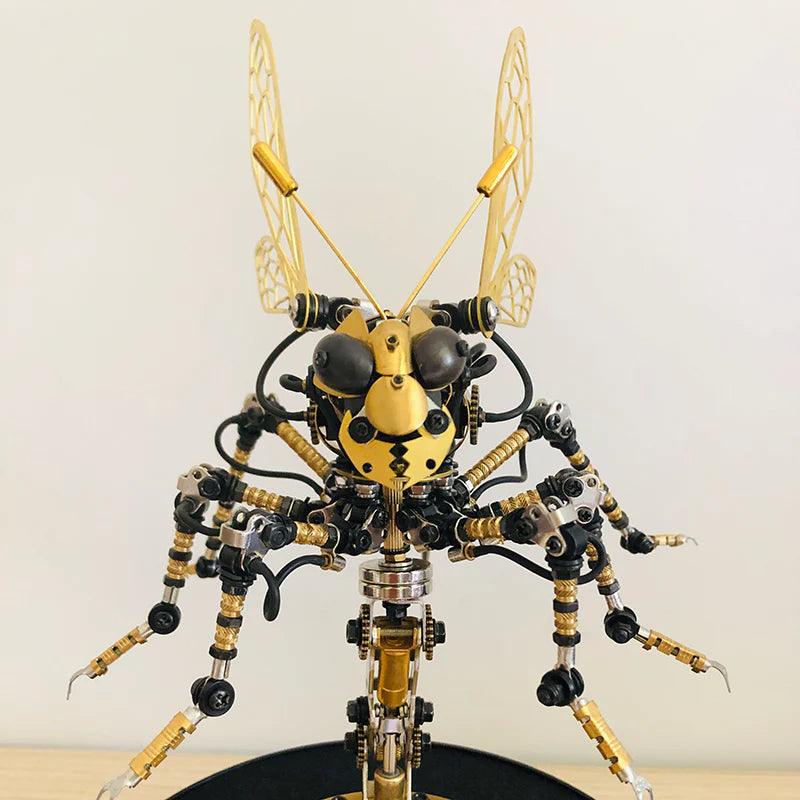DIY 3D Mechanical Wasp Sculpture - 3d metal puzzle by Extoril