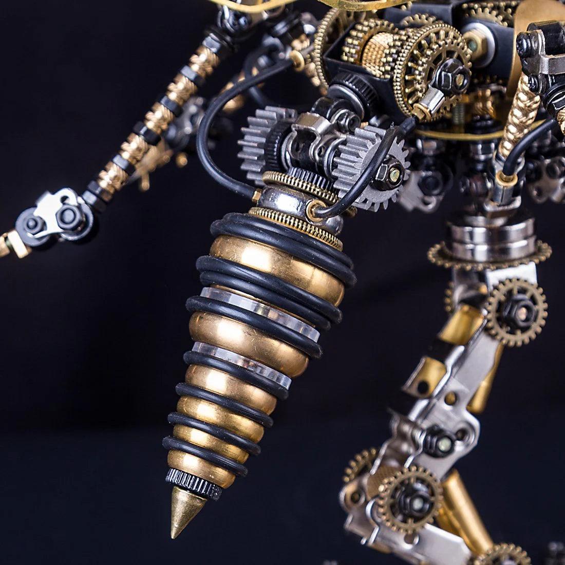 DIY 3D Mechanical Wasp Sculpture - 3d metal puzzle by Extoril