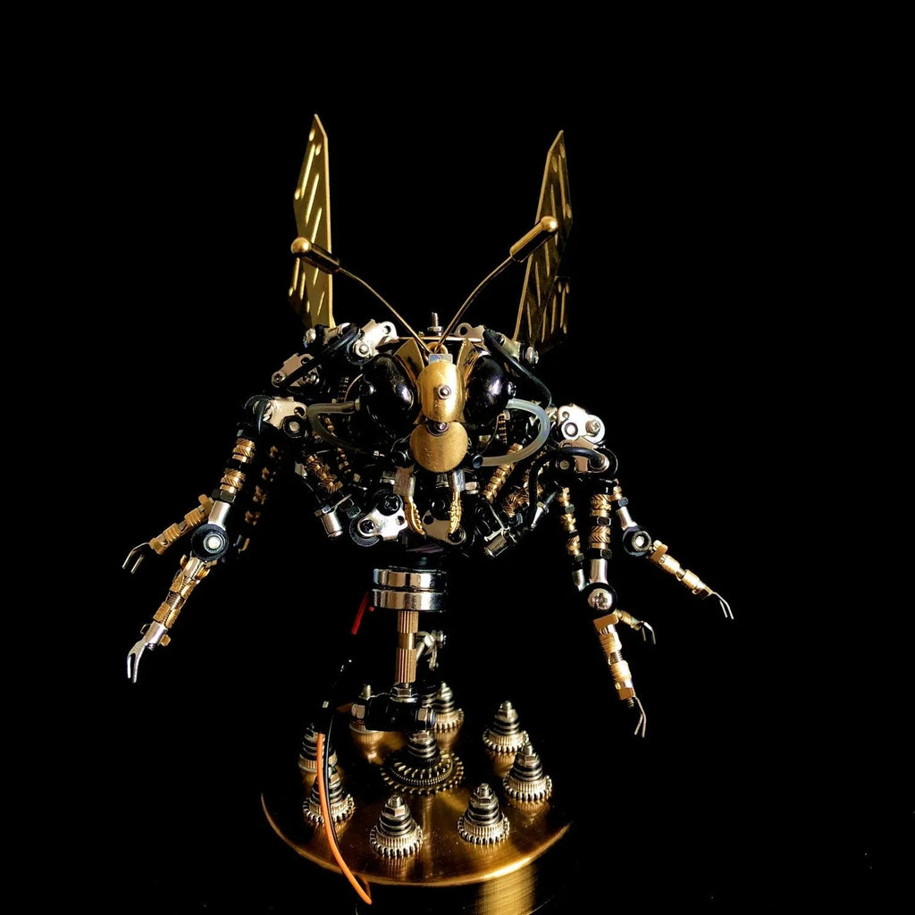 DIY 3D Mechanical Wasp Sculpture - 3d metal puzzle by Extoril