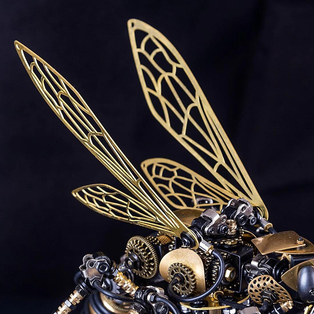 DIY 3D Mechanical Wasp Sculpture - 3d metal puzzle by Extoril