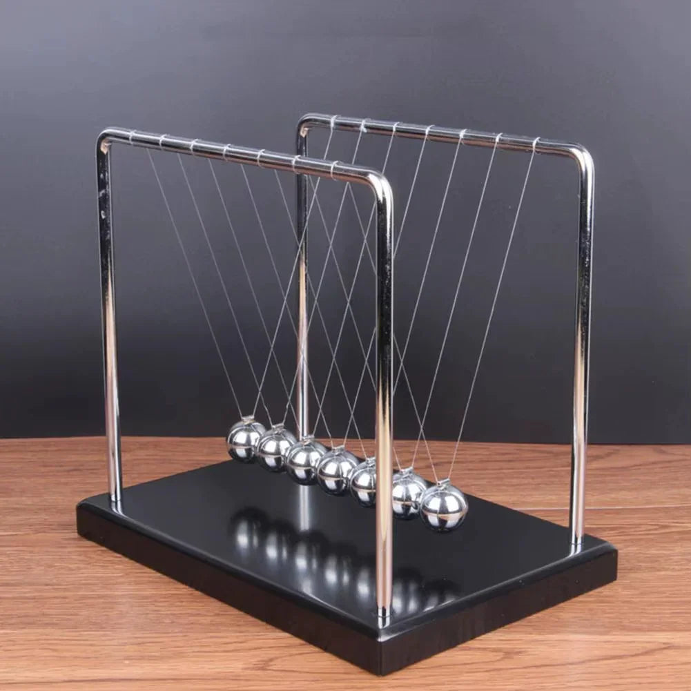 Newton Cradle Executive Desk Physics Demonstrator - home decor by Extoril