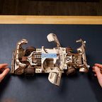UGT-24 Endurance Racer Classic Le Mans Wooden Model Kit - 3D Wooden Puzzle by Extoril