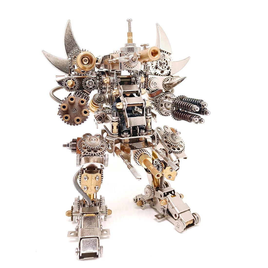Titan Guardian Mecha Watch Stand - 3D Metal Puzzle - 3d metal puzzle by Extoril
