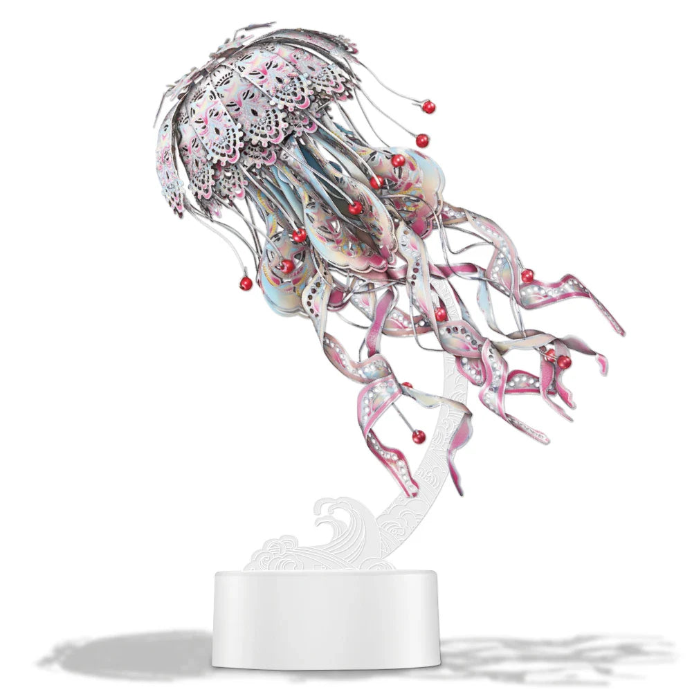 3D Metal Puzzle Jellyfish Kit - 3d metal puzzle by Extoril