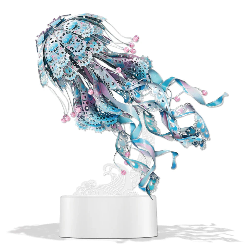 3D Metal Puzzle Jellyfish Kit - 3d metal puzzle by Extoril