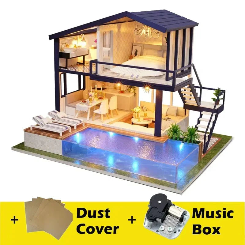 DIY Dollhouse Kit (Time Apartment) - DIY Miniature by Extoril