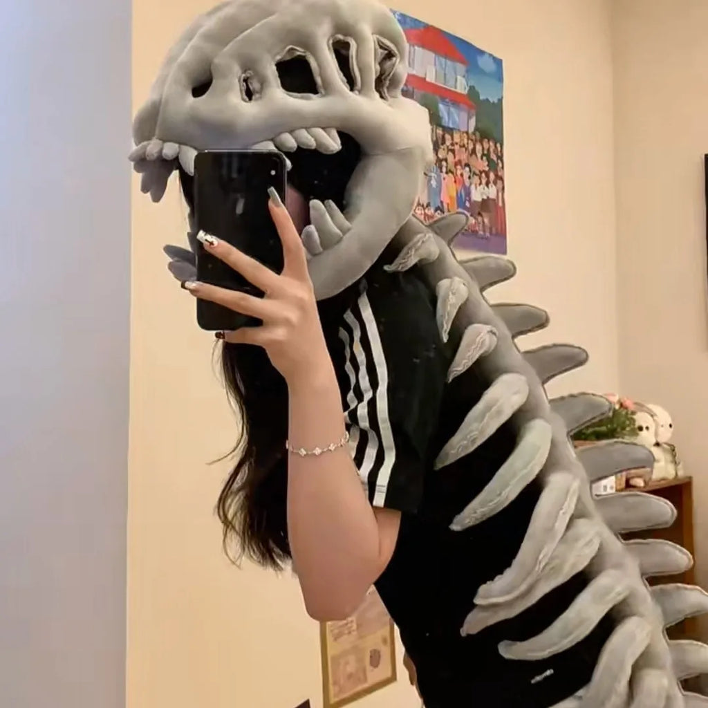 Dinosaur Skeleton Costume Set Dress up Clothing Plush Toys Party Cosplay - home decor by Extoril