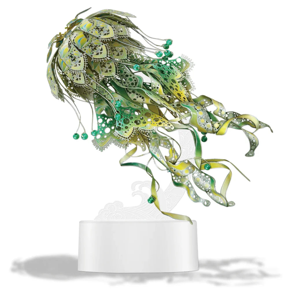 3D Metal Puzzle Jellyfish Kit - 3d metal puzzle by Extoril