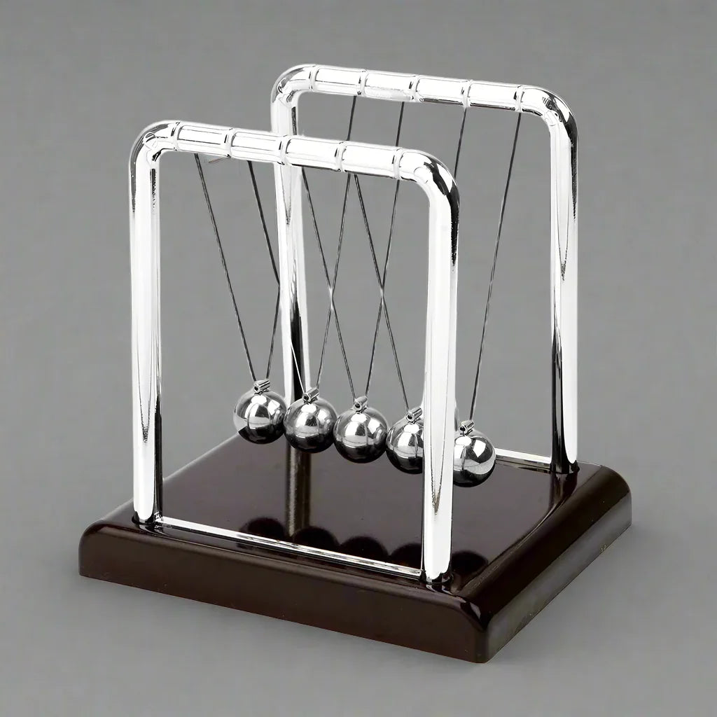 Newton Cradle Executive Desk Physics Demonstrator - home decor by Extoril