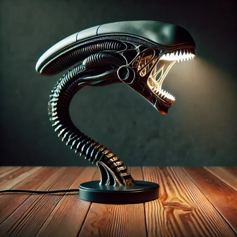 Unique Alien Creature Lamp Stand - home decor by Extoril