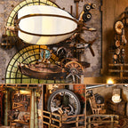 Diy Book Nook Shelf - Uncle Peter's Steampunk Warhouse - DIY Booknooks by Extoril