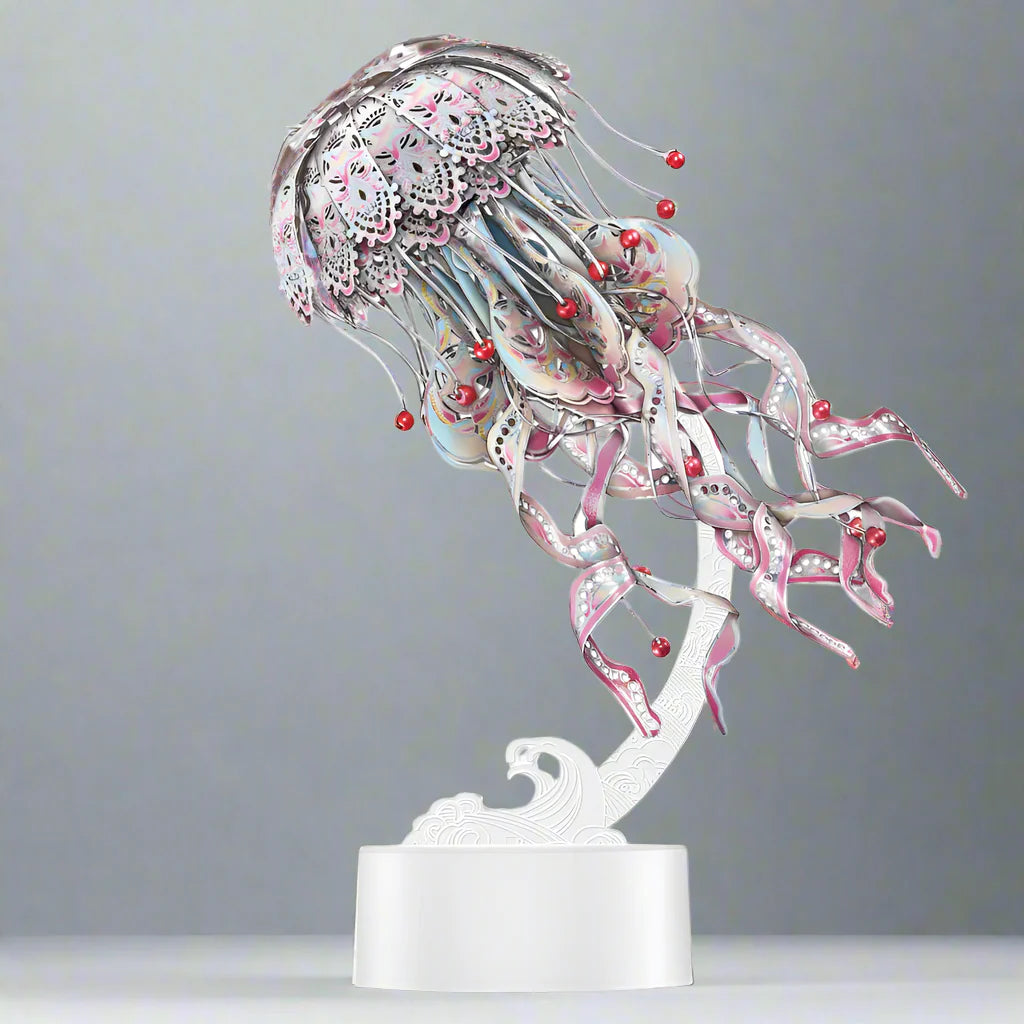 3D Metal Puzzle Jellyfish Kit - 3d metal puzzle by Extoril