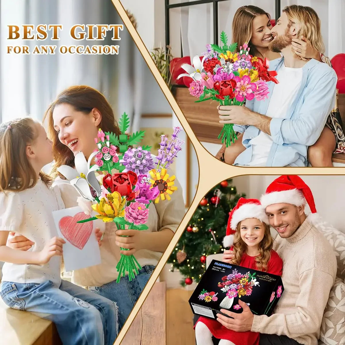 Flower Bouquet Building Set - 18PCS - DIY Flower by Extoril
