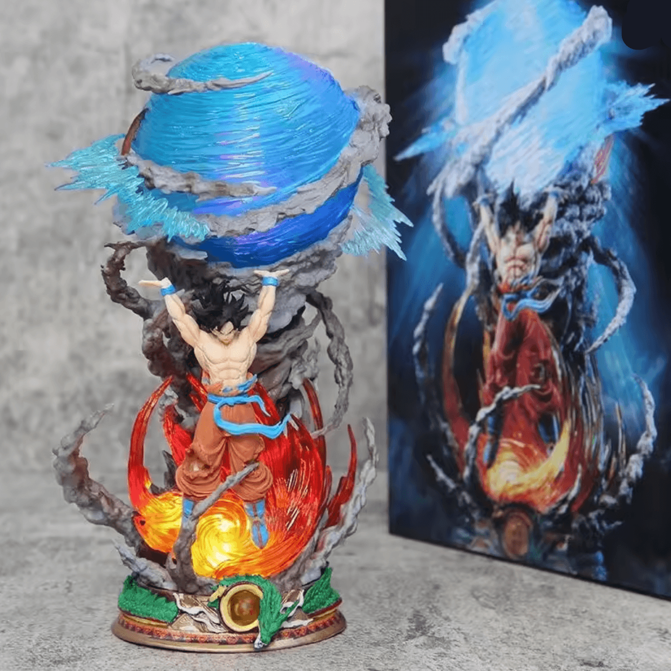 Spirit Bomb Masterpiece - Goku Figurine - Action Figure by Extoril