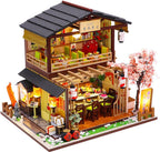 Sushi Haven Miniature Restaurant Kit - DIY Miniature by Extoril