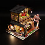 Sushi Haven Miniature Restaurant Kit - DIY Miniature by Extoril