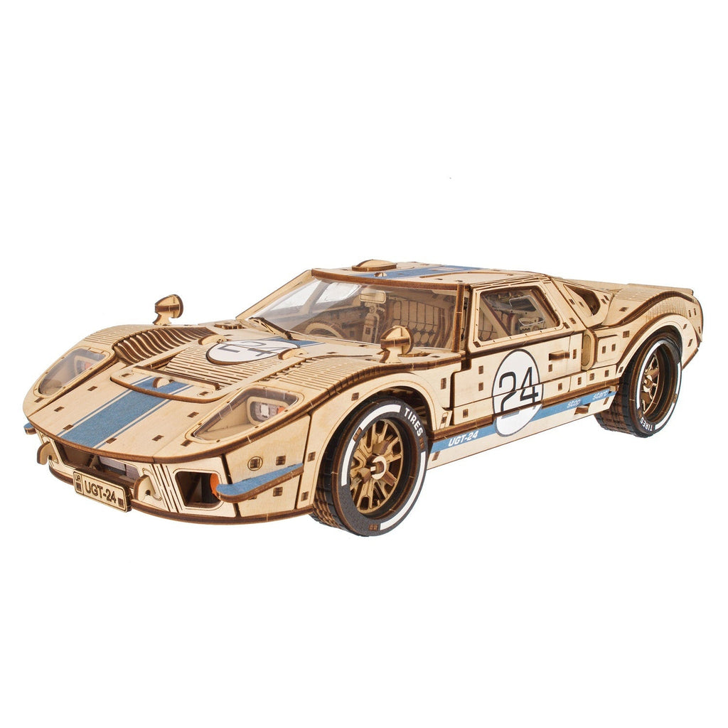 UGT-24 Endurance Racer Classic Le Mans Wooden Model Kit - 3D Wooden Puzzle by Extoril