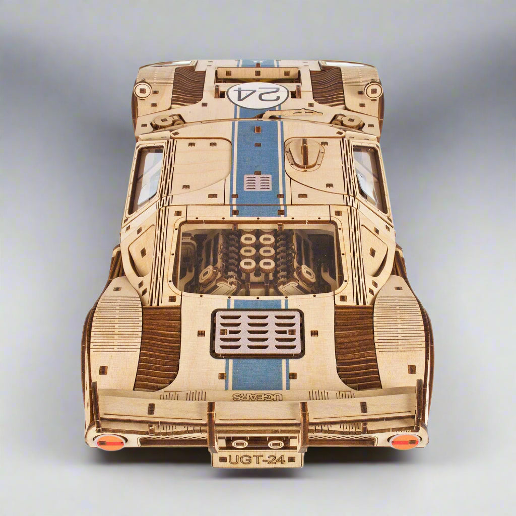 UGT-24 Endurance Racer Classic Le Mans Wooden Model Kit - 3D Wooden Puzzle by Extoril