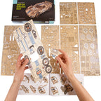 UGT-24 Endurance Racer Classic Le Mans Wooden Model Kit - 3D Wooden Puzzle by Extoril