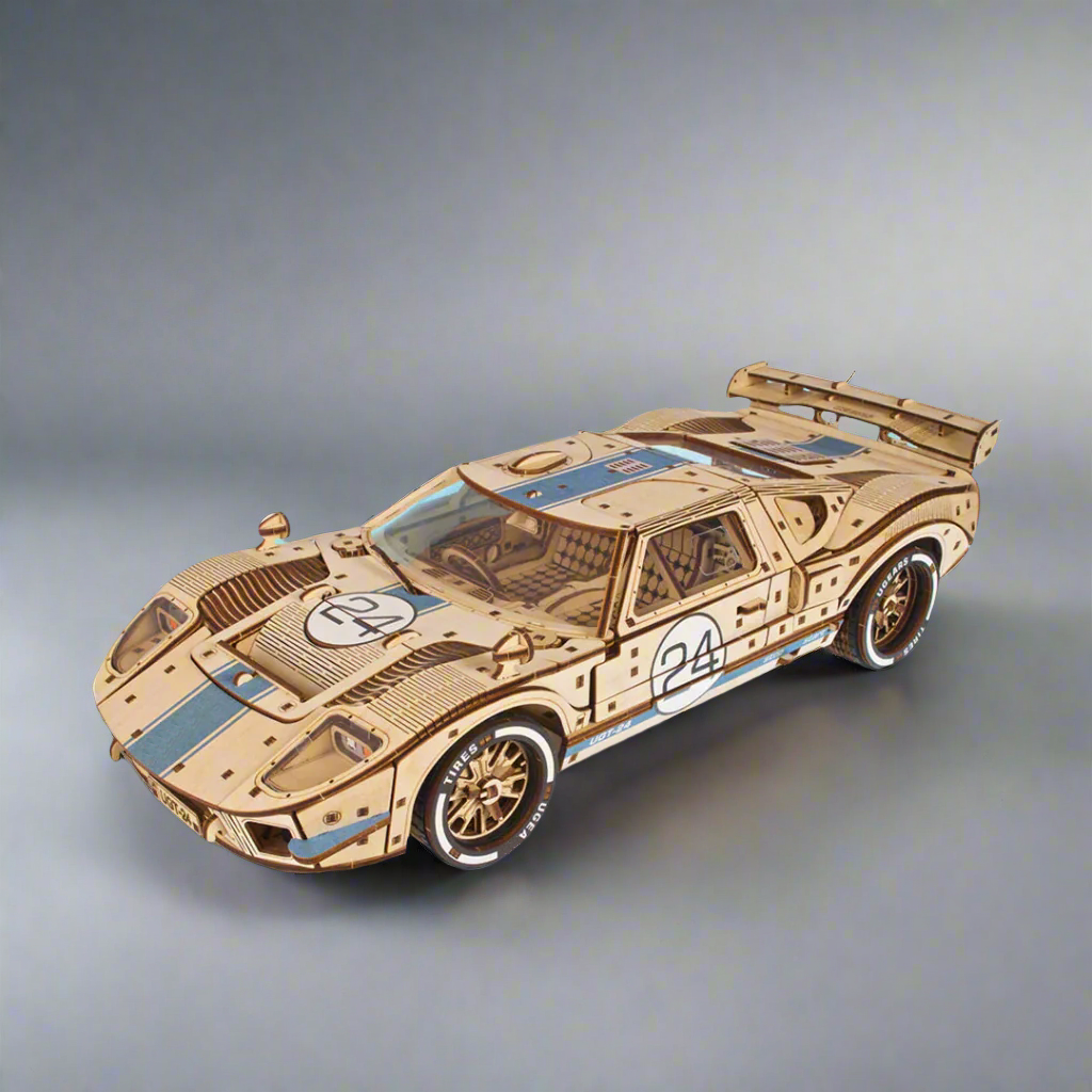 UGT-24 Endurance Racer Classic Le Mans Wooden Model Kit - 3D Wooden Puzzle by Extoril