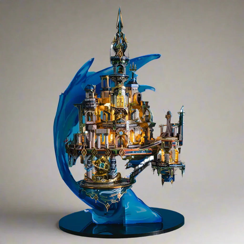 Atlantis Legends Premium Metal Puzzle Kit - 3d metal puzzle by Extoril
