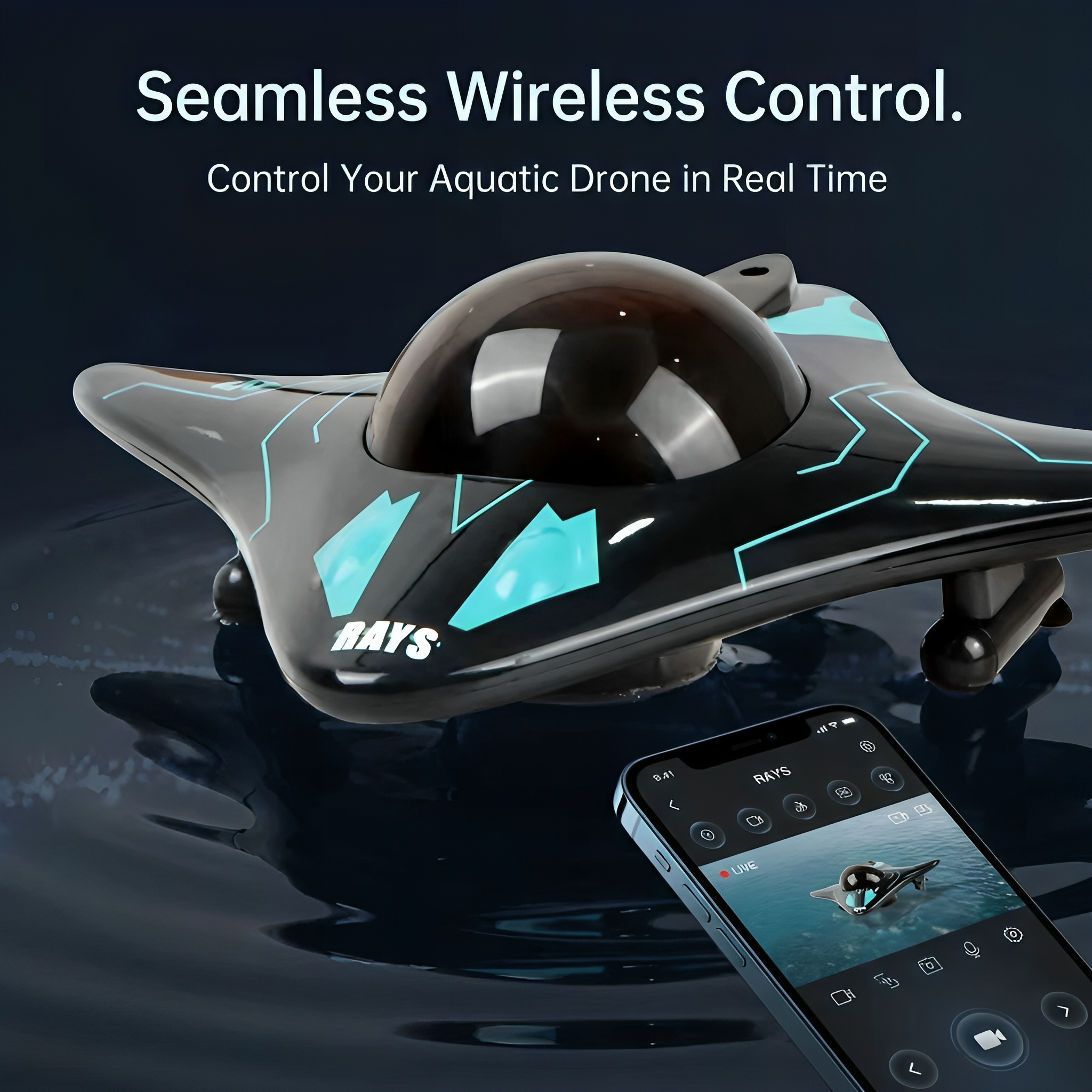 AquaGlide Pro 4K Underwater Drone