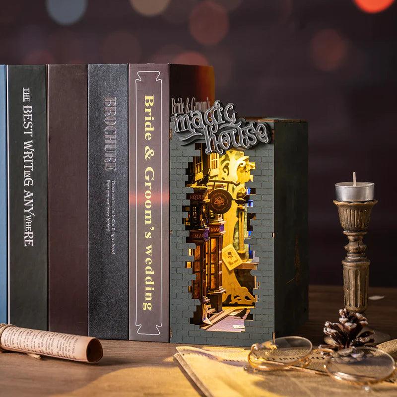 Diy Book Nook Shelf - Magic House - DIY Booknooks by Extoril