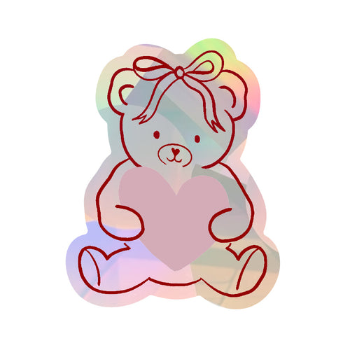 PrismVeil Ursalia — Bear Rainbow Window Film
