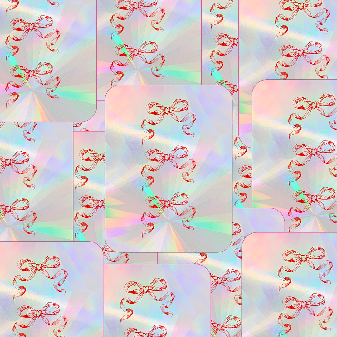 PrismVeil Ribbonique — Bow Rainbow Window Film