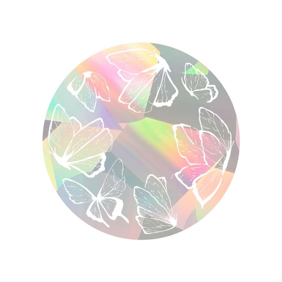 PrismVeil Monarch — Butterfly Rainbow Window Film
