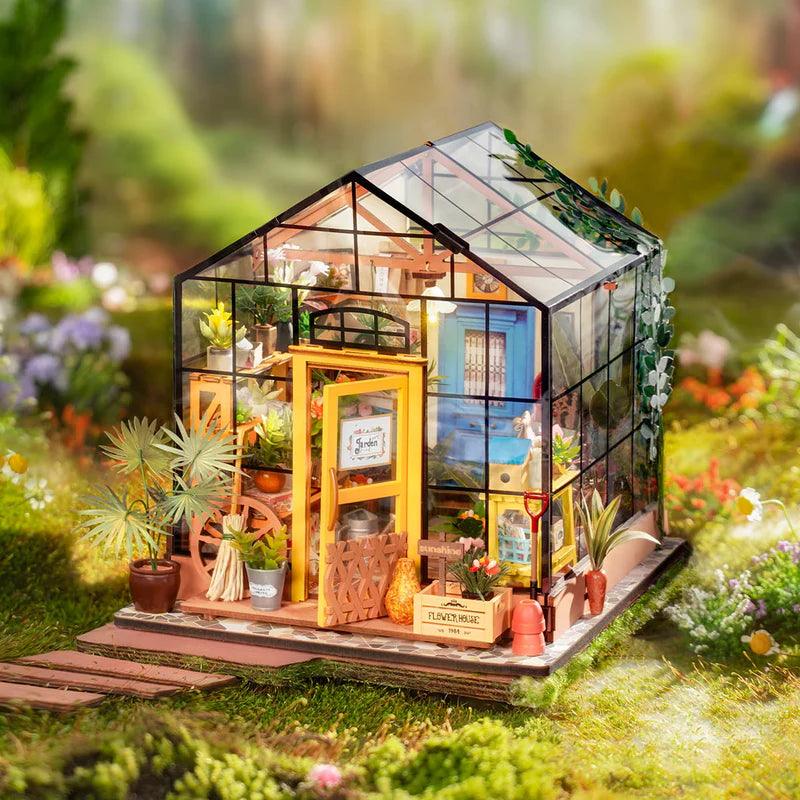 Enchanted Greenhouse Garden - DIY Miniature by Extoril