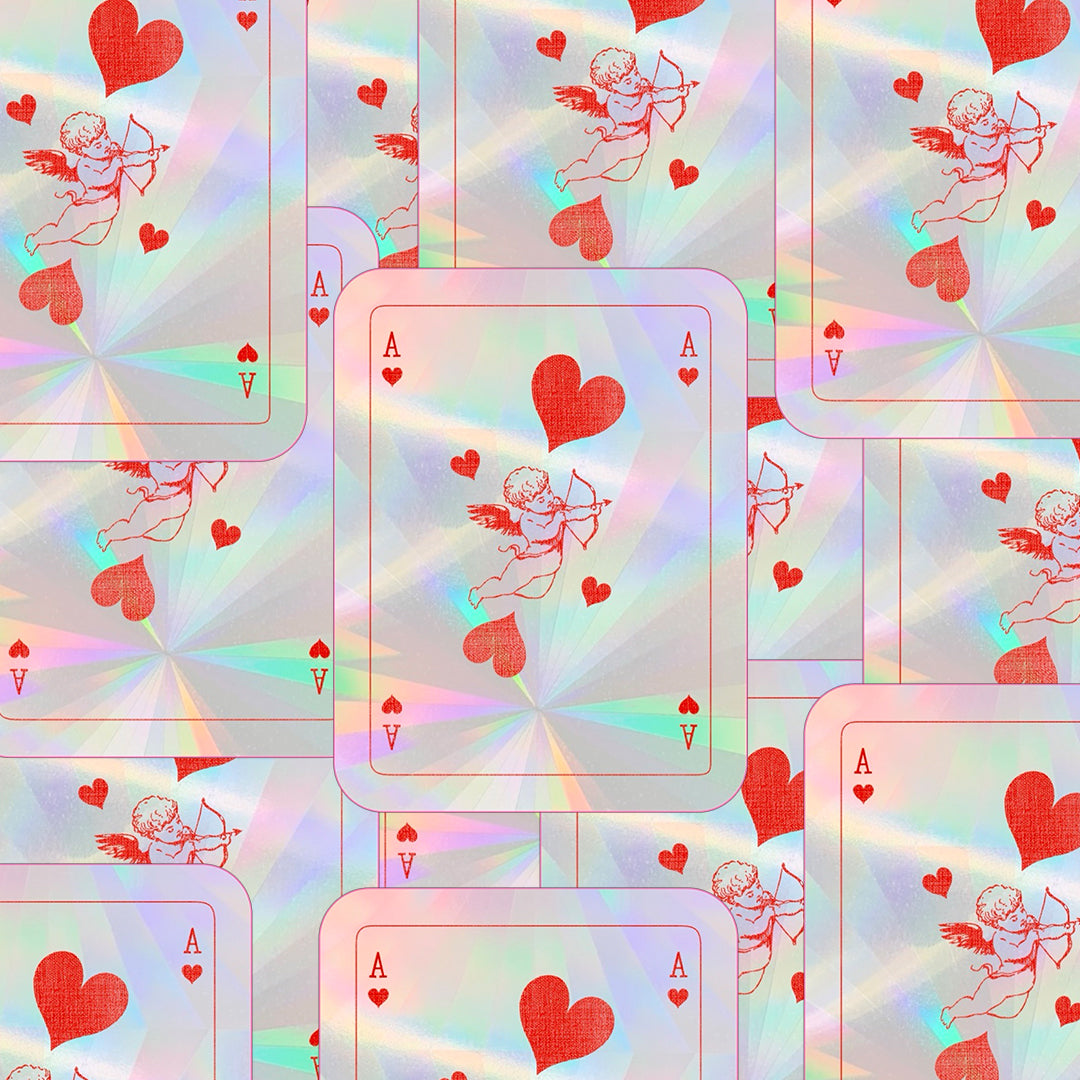 PrismVeil Loveletter — Valentine Card Rainbow Window Film