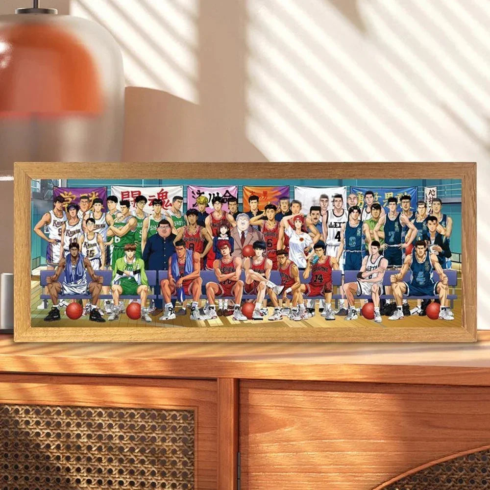 Anime Legends Acrylic Family Photo (LED Light) - home decor by Extoril
