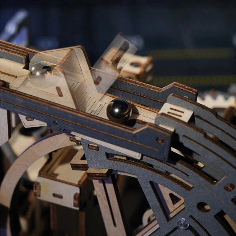 Cosmic Marble Labyrinth - 3D Wooden Mechanical Model Kit - 3D Wooden Puzzle by Extoril