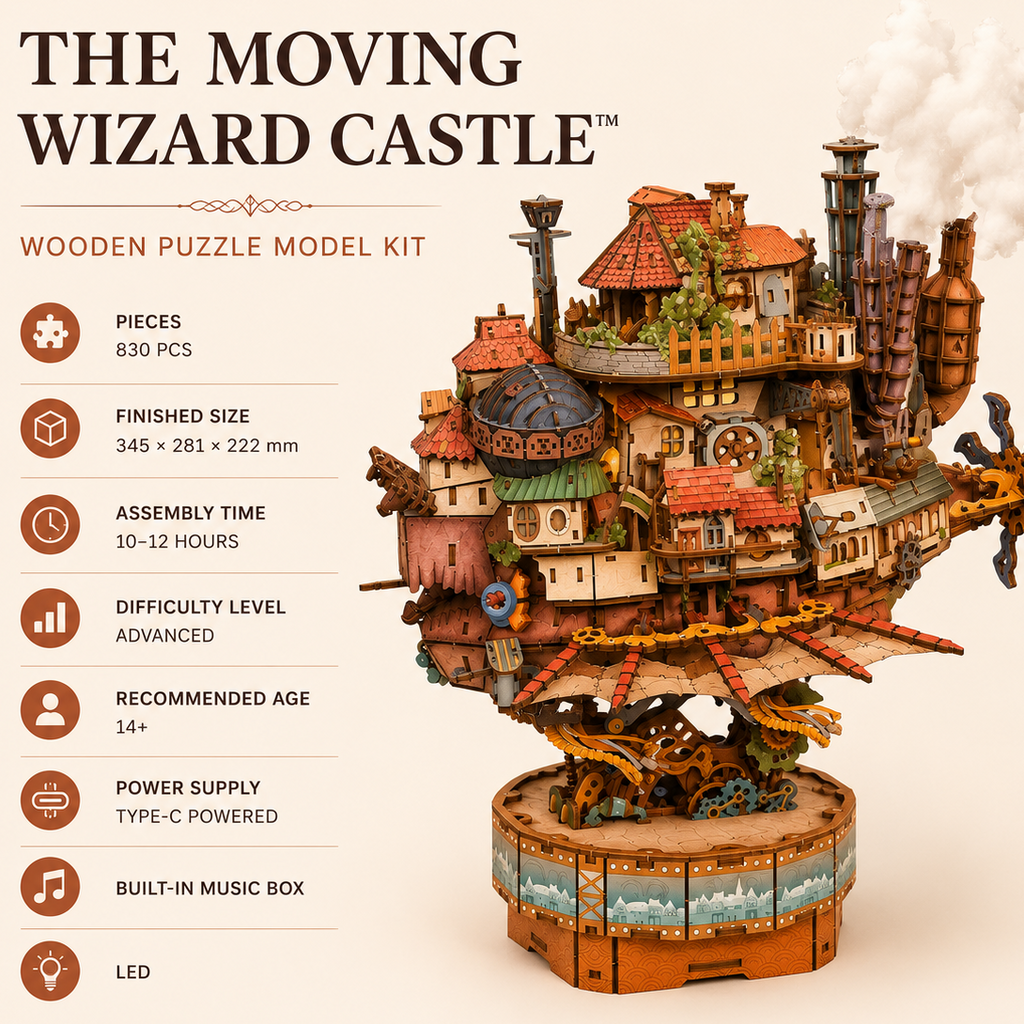 Moving Wizard Castle Fantasy Playset
