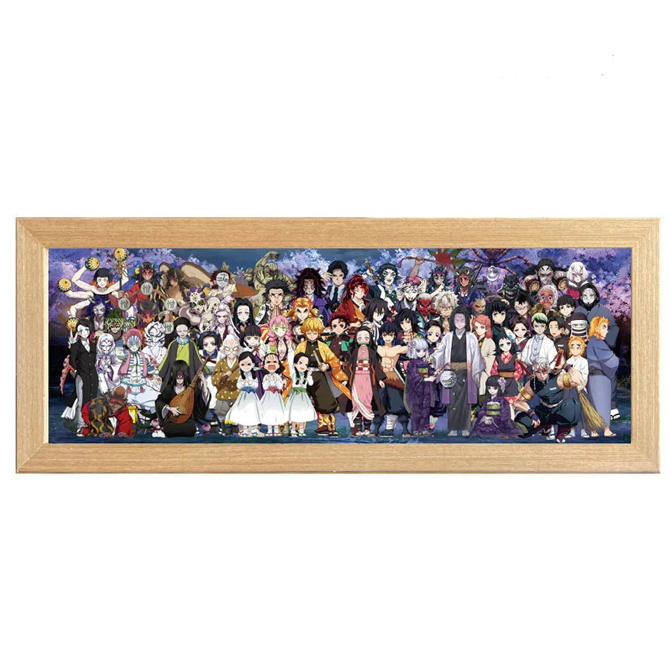 Anime Legends Acrylic Family Photo (LED Light) - home decor by Extoril