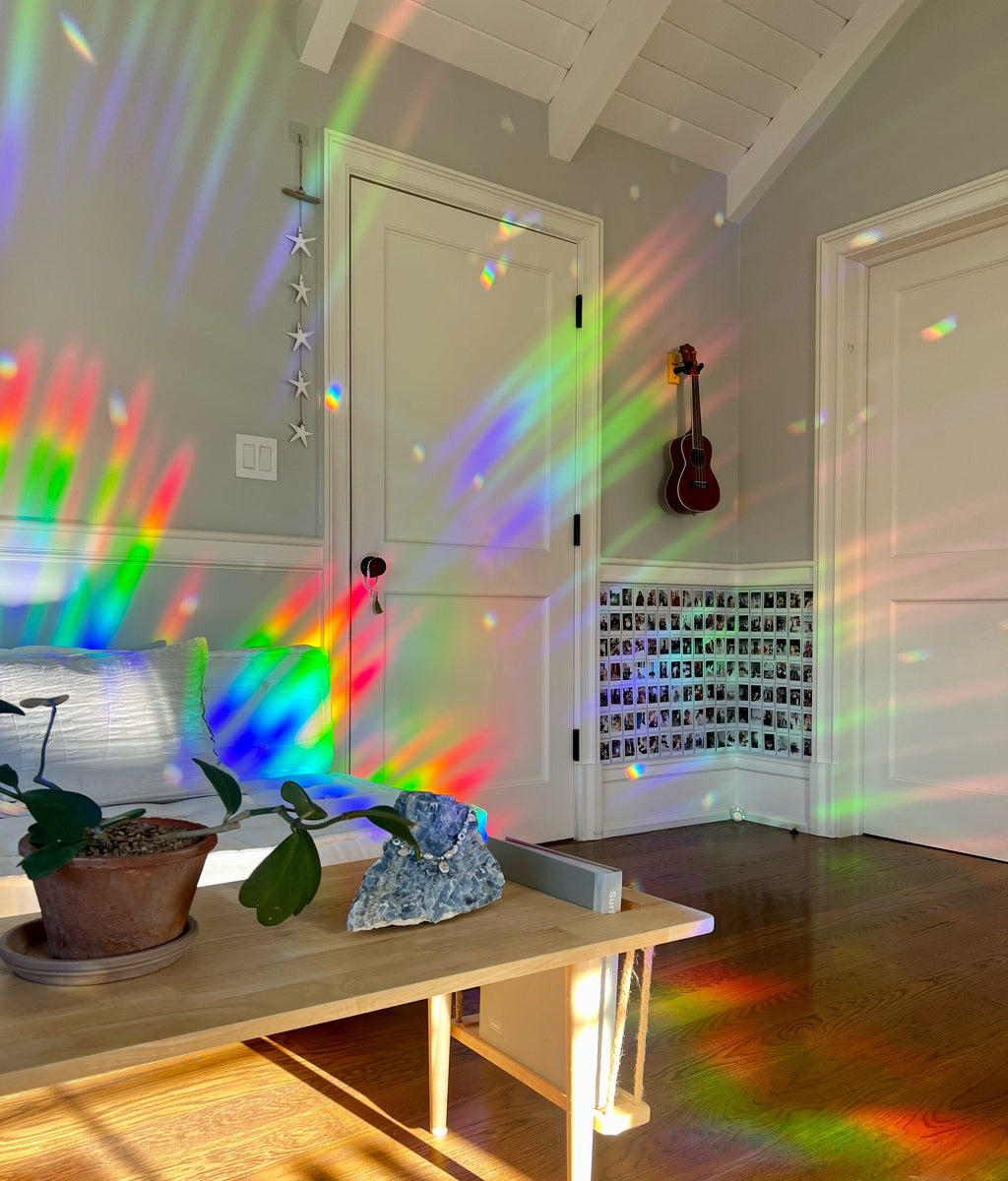 PrismVeil Solaris Duo — Double Crystal Solar Rainbow Maker