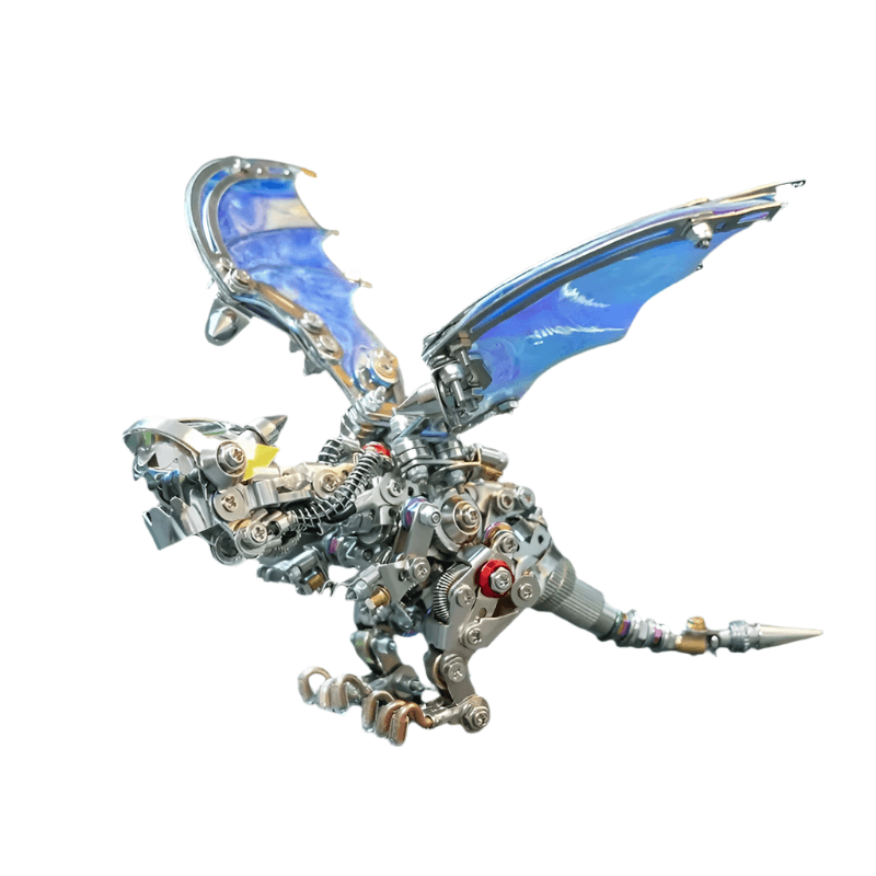 Mechanical Flying Dragon 3D Metal Puzzle Kit - 3d metal puzzle by Extoril