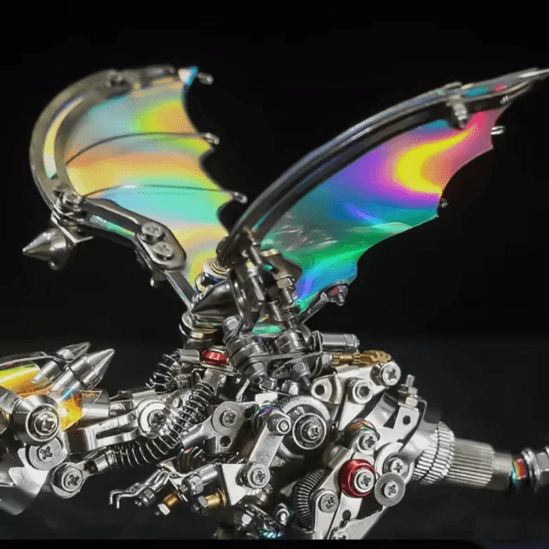 Mechanical Flying Dragon 3D Metal Puzzle Kit - 3d metal puzzle by Extoril