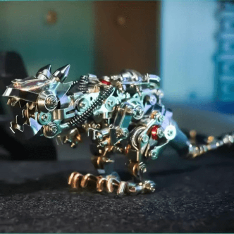 Mechanical Flying Dragon 3D Metal Puzzle Kit - 3d metal puzzle by Extoril