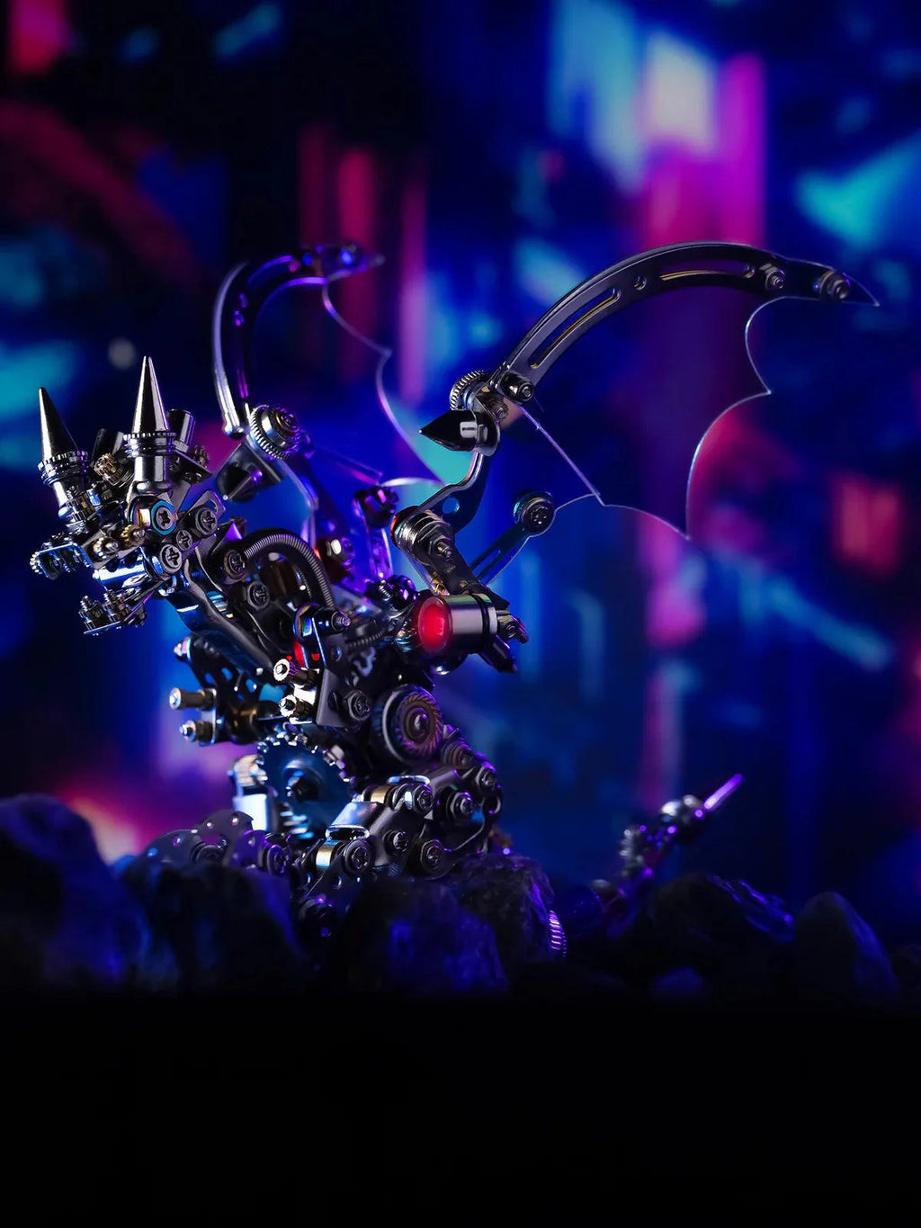 Mechanical Flying Dragon 3D Metal Puzzle Kit - 3d metal puzzle by Extoril