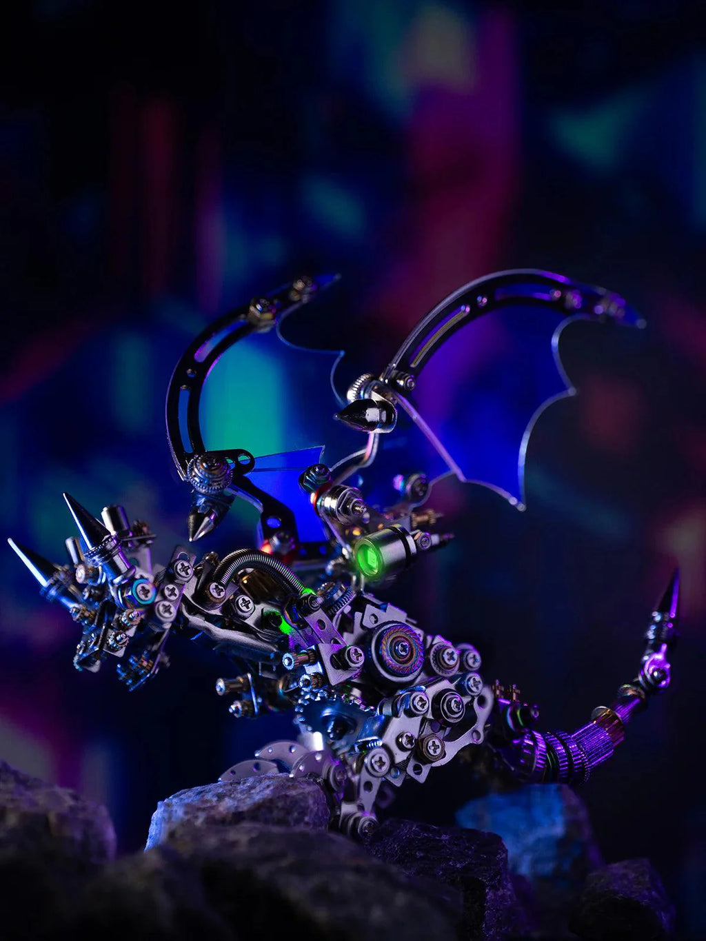 Mechanical Flying Dragon 3D Metal Puzzle Kit - 3d metal puzzle by Extoril