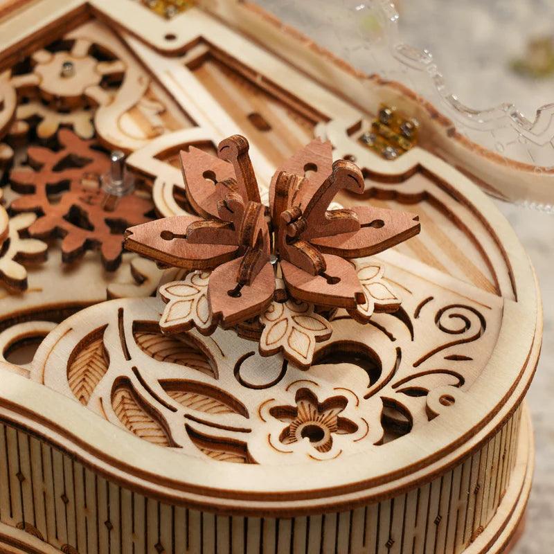 Grand Symphony Piano Mechanical Music Box 3D Wooden Puzzle - 3D Wooden Puzzle by Extoril
