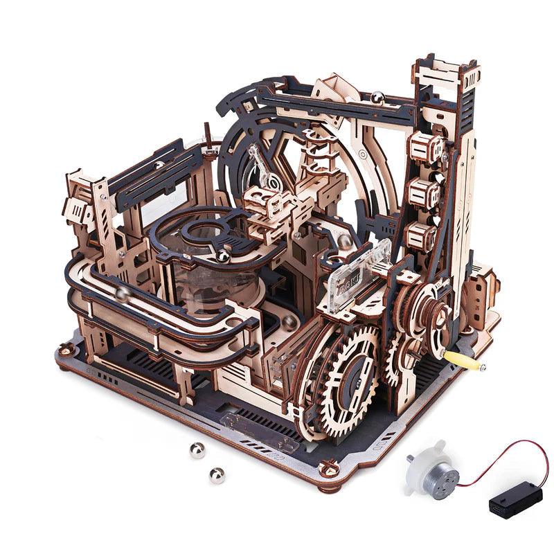 Cosmic Marble Labyrinth - 3D Wooden Mechanical Model Kit - 3D Wooden Puzzle by Extoril