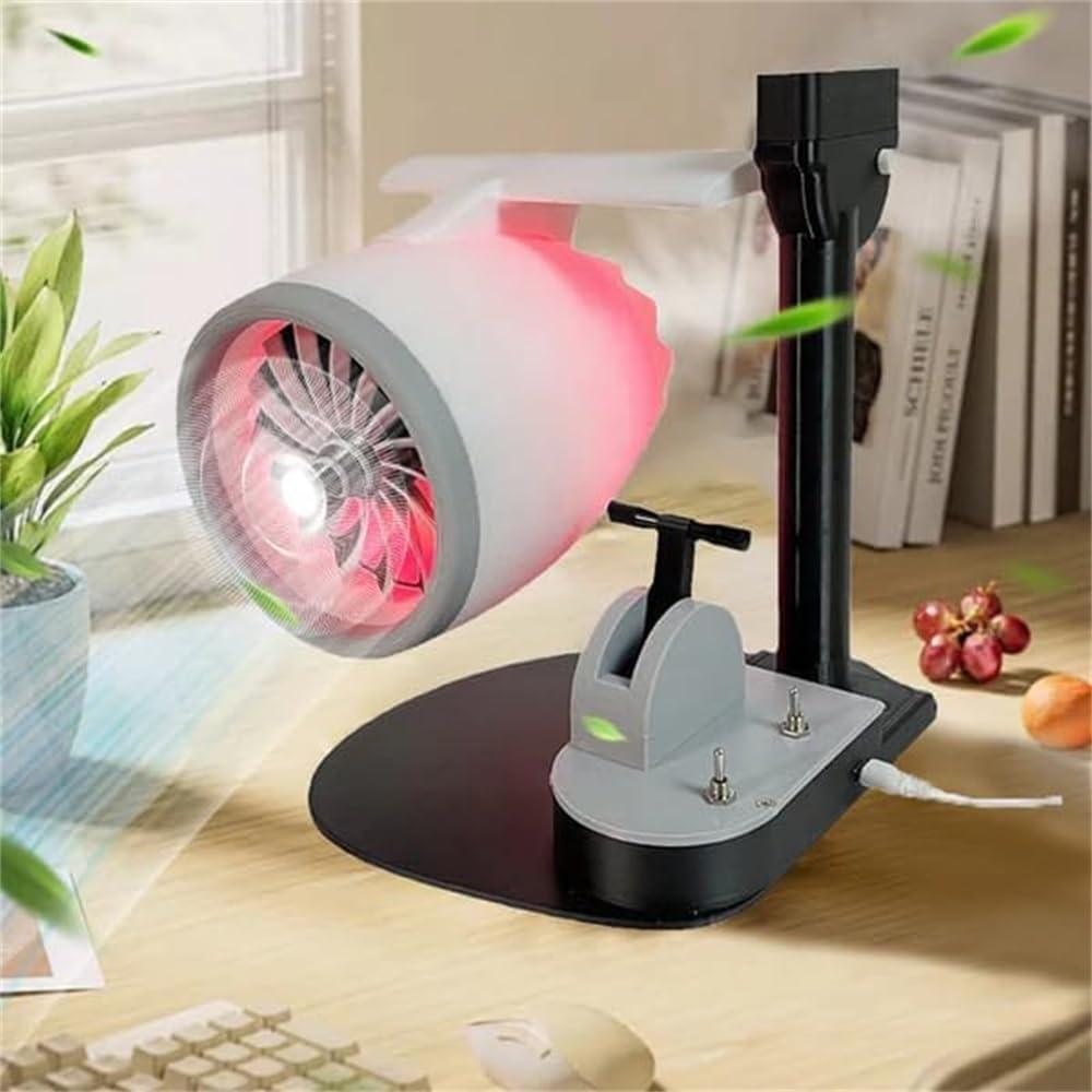 JetEngine Humidifier Fan - Aviation-Inspired Desktop Companion - home decor by Extoril