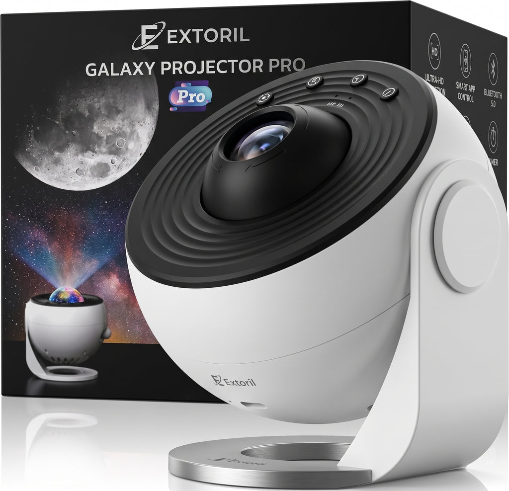 PlatixPro Galaxy Projector Pro LED Star Night Light 3 Slides