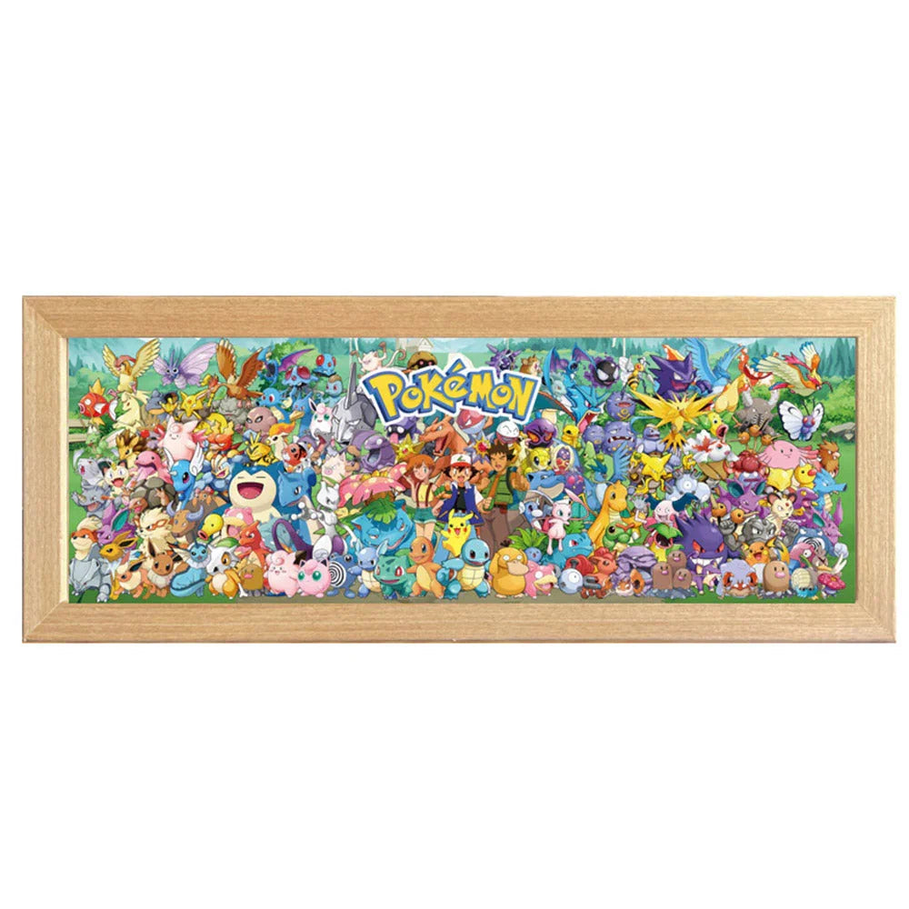 Anime Legends Acrylic Family Photo (LED Light) - home decor by Extoril