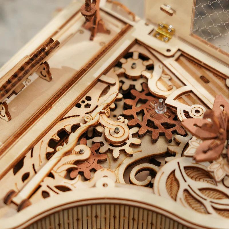 Grand Symphony Piano Mechanical Music Box 3D Wooden Puzzle - 3D Wooden Puzzle by Extoril