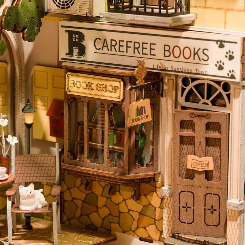 Diy Book Nook Shelf - Sunshine Town - DIY Booknooks by Extoril